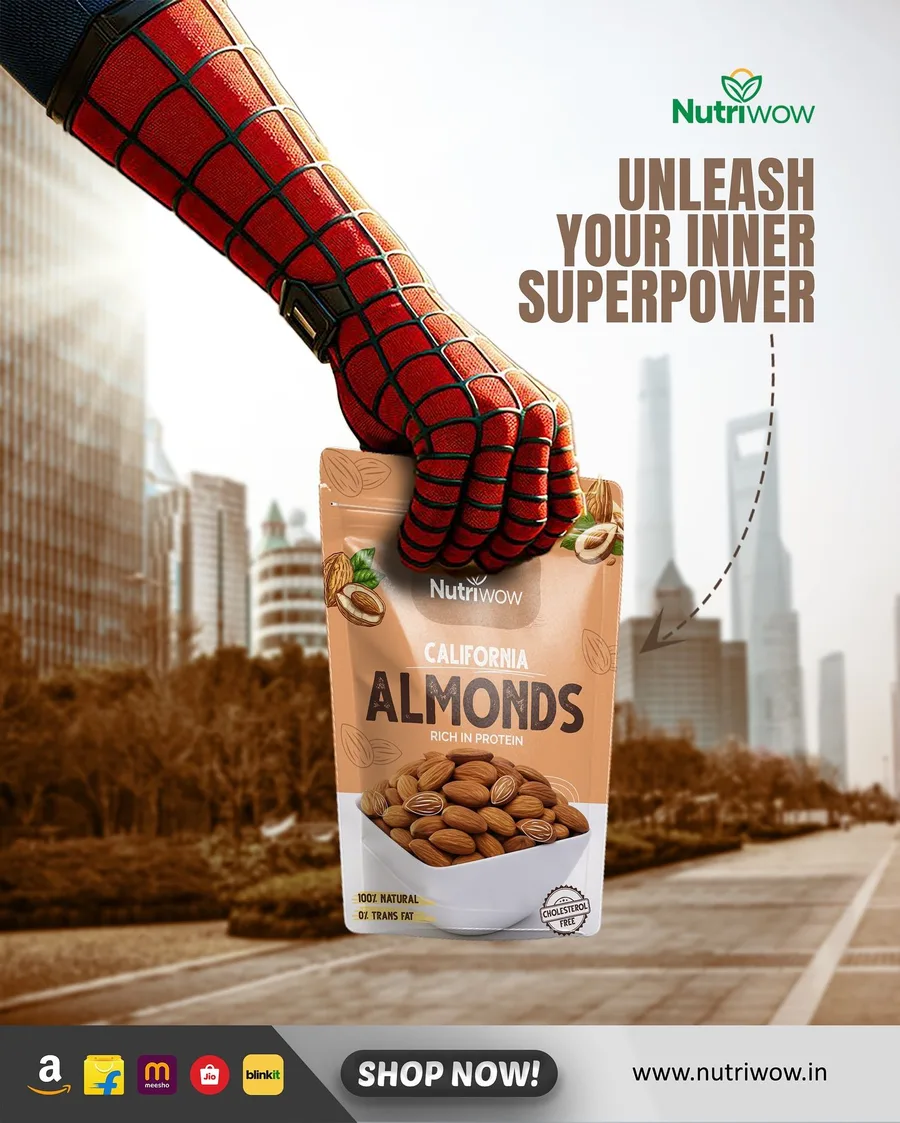 Almond snack image ad